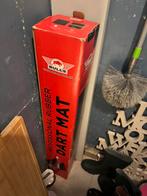 Rubber dartsmat met lat, Ophalen, Zo goed als nieuw