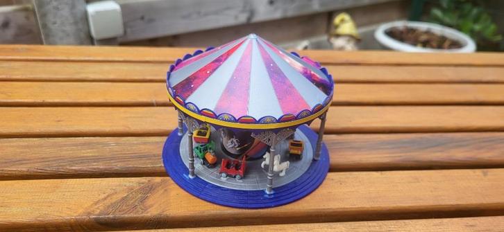 mooie faller H0 decoratieve kermismolen met motor 180629, Hobby en Vrije tijd, Modeltreinen | H0, Ophalen