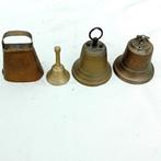 4 antieke bellen, Antiek en Kunst, Ophalen of Verzenden, Koper