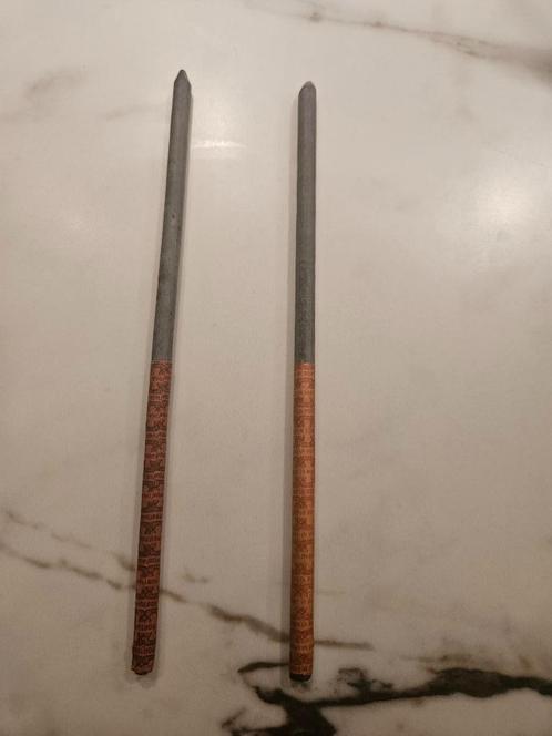 2 Vintage schoolgriffels - Made in Portugal, Diversen, Schrijfwaren, Gebruikt, Ophalen of Verzenden