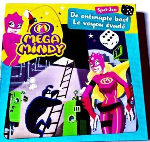 Mega Mindy - De ontsnapte boef (spel), Hobby en Vrije tijd, Gezelschapsspellen | Bordspellen, Zo goed als nieuw, Een of twee spelers