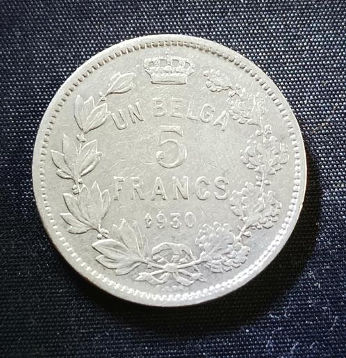 1 belga 5 frank 1930 FR pos. A, Albert I, Postzegels en Munten, Munten | België, Losse munt, Verzenden