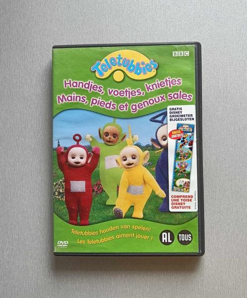 DVD - Teletubbies - Handjes, Voetjes, Knietjes - €2, Cd's en Dvd's, Dvd's | Kinderen en Jeugd, Gebruikt, Tv fictie, Overige genres