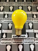Gele gloeilamp 25 watt warmtelamp, Ophalen of Verzenden, Nieuw, E27 (groot), Gloeilamp