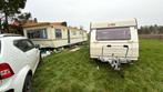 Woonwagen en caravan, Standaardzit, Koelkast, Tot en met 2, 2 aparte bedden