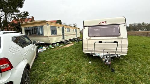 Woonwagen en caravan, Caravans en Kamperen, Caravans, Particulier, tot en met 2, 1000 - 1250 kg, Standaardzit, Caravelair, Dwars-stapelbed