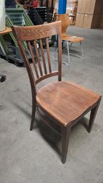 14 mancave cafe horeca stamtafel partij lot stoelen, Ophalen of Verzenden, Bruin, Hout