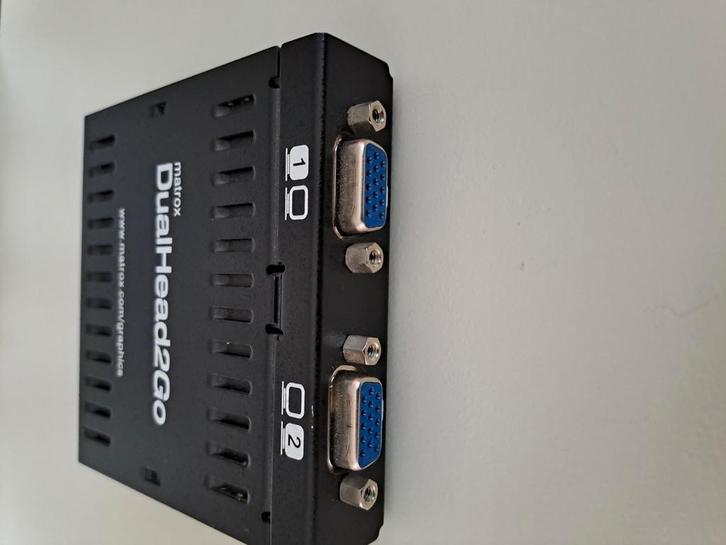 Matrox duale head, Audio, Tv en Foto, Converters, Zo goed als nieuw, Ophalen of Verzenden
