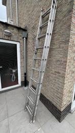Ladder 2x10 treden, Ophalen, Gebruikt, Ladder, Opvouwbaar of Inschuifbaar