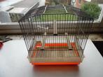ancienne cage à oiseaux à fond orange, Utilisé, Enlèvement ou Envoi