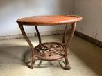 Rotan salontafel, Ophalen, Minder dan 45 cm, Gebruikt, Rond