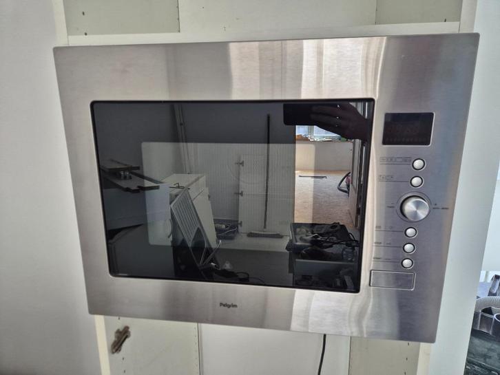 Pelgrim Combi microgolf - oven , inbouw, nis 45cm, Elektronische apparatuur, Ovens, Inbouw, Oven met grill, 45 tot 60 cm, Hete lucht