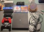 Playstation 4 1tb + 4 controllers + oplaadstation + 2 games, Ophalen, Met games, Zo goed als nieuw, 1 TB