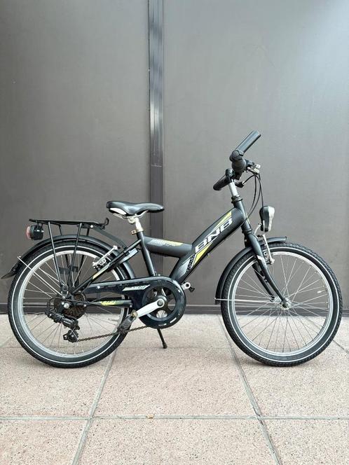 Jongensfiets / Kinderfiets BNB ZGAN, Fietsen en Brommers, Fietsen | Jongens, Zo goed als nieuw, 20 inch, Handrem, Versnellingen