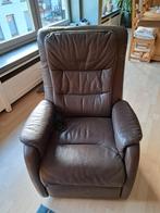 Lederen Relaxzetel elektrisch verstelbaar, Ophalen, Zo goed als nieuw, Leer