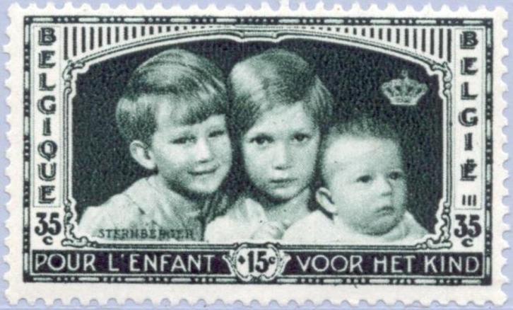 404/406 -1935 - Koningskinderen - Weldadigheid -ongebruikt X, Postzegels en Munten, Postzegels | Europa | België, Postfris, 1 plakker