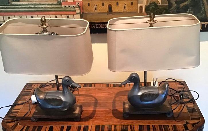 Vintage tafellampen jaren 1970, Huis en Inrichting, Lampen | Wandlampen, Zo goed als nieuw, Ophalen