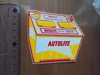 Vintage sticker Autolite batterij, Verzamelen, Stickers, Ophalen of Verzenden, Gebruikt, Auto of Motor