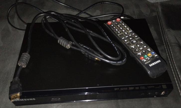 Samsung blu-ray speler + afstandsbediening + HDMI-kabel, Audio, Tv en Foto, Blu-ray-spelers, Zo goed als nieuw, Samsung, Ophalen of Verzenden