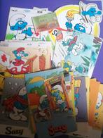 30 oude stickers en plaatjes De smurfen, Collections, Collections Autre, Comme neuf, Enlèvement ou Envoi