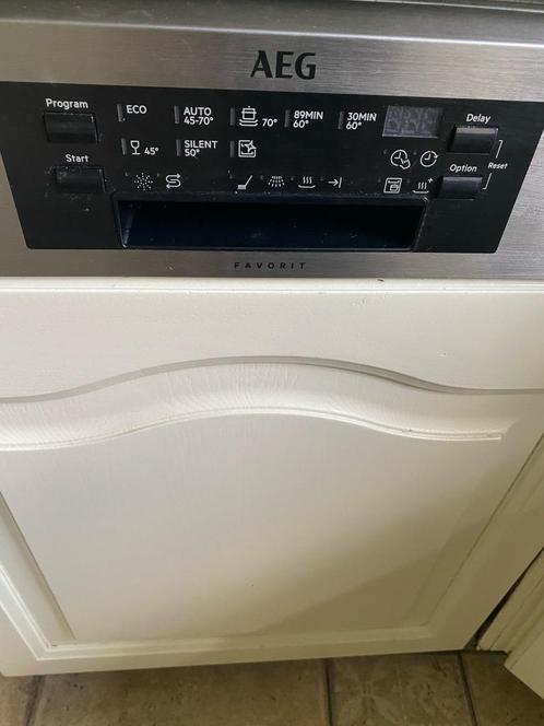 AEG inbouwvaatwasser gebruikt, Elektronische apparatuur, Vaatwasmachines, Gebruikt, Inbouw, Ophalen