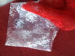 CÔTÉ DU COUPON, Dentelle, 120 cm ou plus, Neuf, Rouge