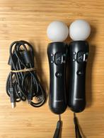2 Motion controllers Ps4 Sony, Games en Spelcomputers, Ophalen, PlayStation 3, Zo goed als nieuw, Controller