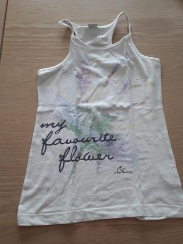 T-shirt s Oliver wit 140 beschikbaar voor biedingen
