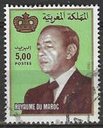 Marokko 1983 - Yvert 940 - Koning Hassan II - 5 d. (ST), Timbres & Monnaies, Timbres | Afrique, Maroc, Affranchi, Envoi