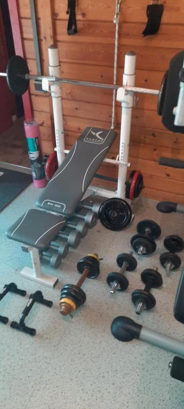 Complete fitnessapparatuur, Sport en Fitness, Ophalen, Zo goed als nieuw