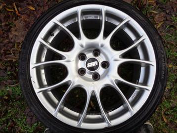 BBS ck007 19 inch 5x108 8j  naafgat 63,4 banden als nieuw beschikbaar voor biedingen