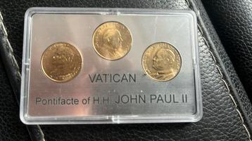 3X 20 lires commémoratives Jean-Paul II beschikbaar voor biedingen