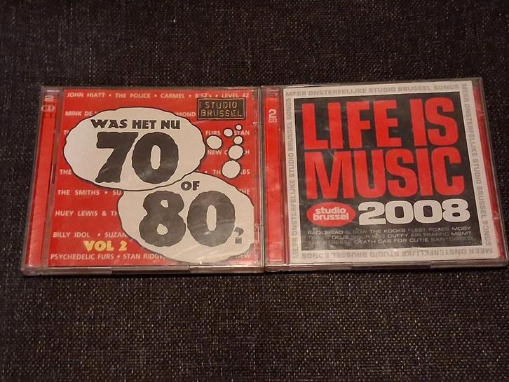 2 Dubbel-cd ´s studio brussel;, Cd's en Dvd's, Cd's | Verzamelalbums, Zo goed als nieuw, Rock en Metal, Ophalen of Verzenden