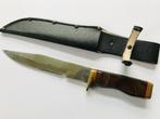 Vintage CORMORAN SURVIVOR 9.5" BOWIE KNIFE - LIGHT PAKKAWOOD, Neuf