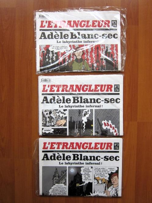 Tardi : A. Blanc-sec 3 Journaux (L'étrangleur 2007) Neuf, Boeken, Stripverhalen, Nieuw, Meerdere stripboeken, Ophalen of Verzenden