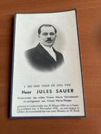 Rouwkaart J.Sauer  Lichtervelde 1884 + 1935, Collections, Images pieuses & Faire-part, Carte de condoléances, Envoi