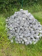 Kasseien, Portugese grijze graniet, 8 cm x 10 cm, Tuin en Terras, Tegels en Klinkers, Ophalen, Overige materialen, Overige typen