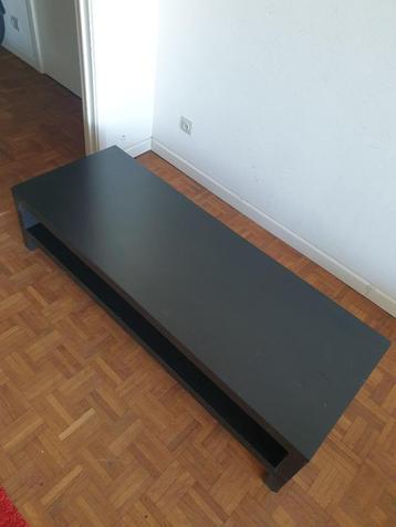 Zwart salontafeltje Ikea Lack 