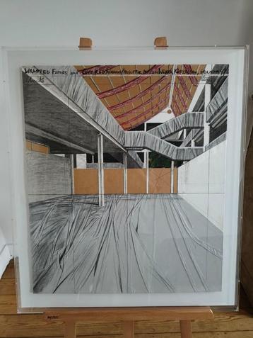 Christo - Wrapped Floors and Covered Windows, Project for Mu beschikbaar voor biedingen
