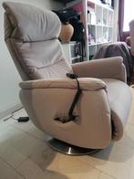 Hulka elektrische relaxfauteuil, Huis en Inrichting, Fauteuils, Ophalen, Gebruikt, Stof