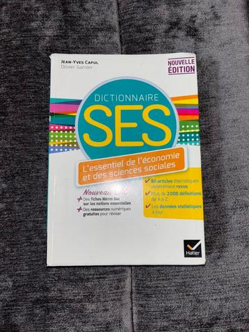 Dictionnaire SES  beschikbaar voor biedingen