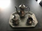 Dienblad met koffiekan ,suiker en melkpotje, Antiek en Kunst, Ophalen