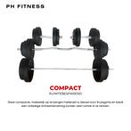 PH Fitness Halterset 100KG 30 mm - Gewichten Halters Homegym, Sport en Fitness, Ophalen of Verzenden, Nieuw, Buik, Halterset