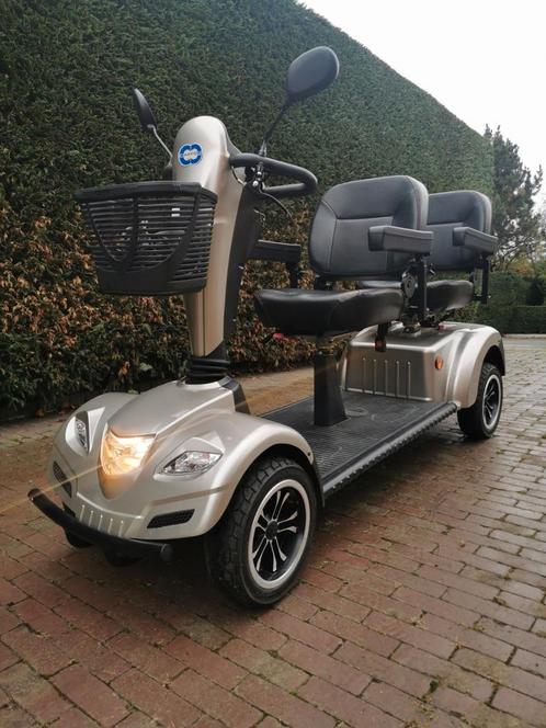 Limo scootmobiel Vermeiren Carpo 2 duo twee zit scooter, Diversen, Rolstoelen, Zo goed als nieuw, Ophalen of Verzenden