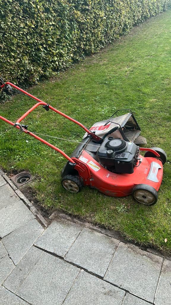 SABO grasmaaier, Tuin en Terras, Grasmaaiers, Gebruikt, Benzine-grasmaaier, Opvangzak, Opvangbak, Ophalen of Verzenden