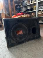 JBL Subwoofer in houten bezuiniging, Auto diversen, Autospeakers, Ophalen, Gebruikt