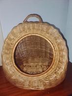 Corbeille chat chien osier, Animaux & Accessoires, Enlèvement, Comme neuf, Roseau