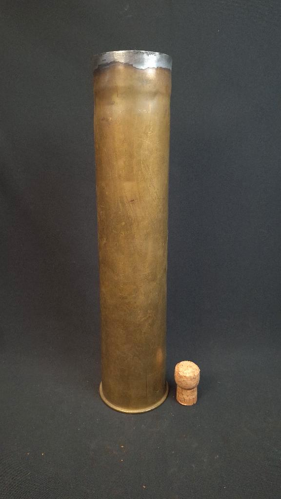 WO1 Duitse 7,5 cm lange feldkanone huls LEEG, Collections, Objets militaires | Général, Enlèvement ou Envoi