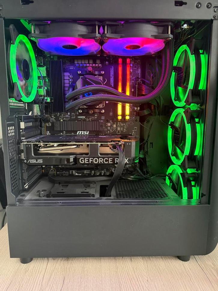 PC computer in topstaat met alle toebehoren en garantie, Informatique & Logiciels, Ordinateurs de bureau, 16 GB, Enlèvement