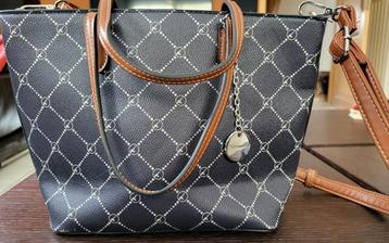 Blauwe handtas met portemonnee van Tamaris beschikbaar voor biedingen